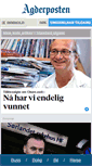 Mobile Screenshot of agderposten.no